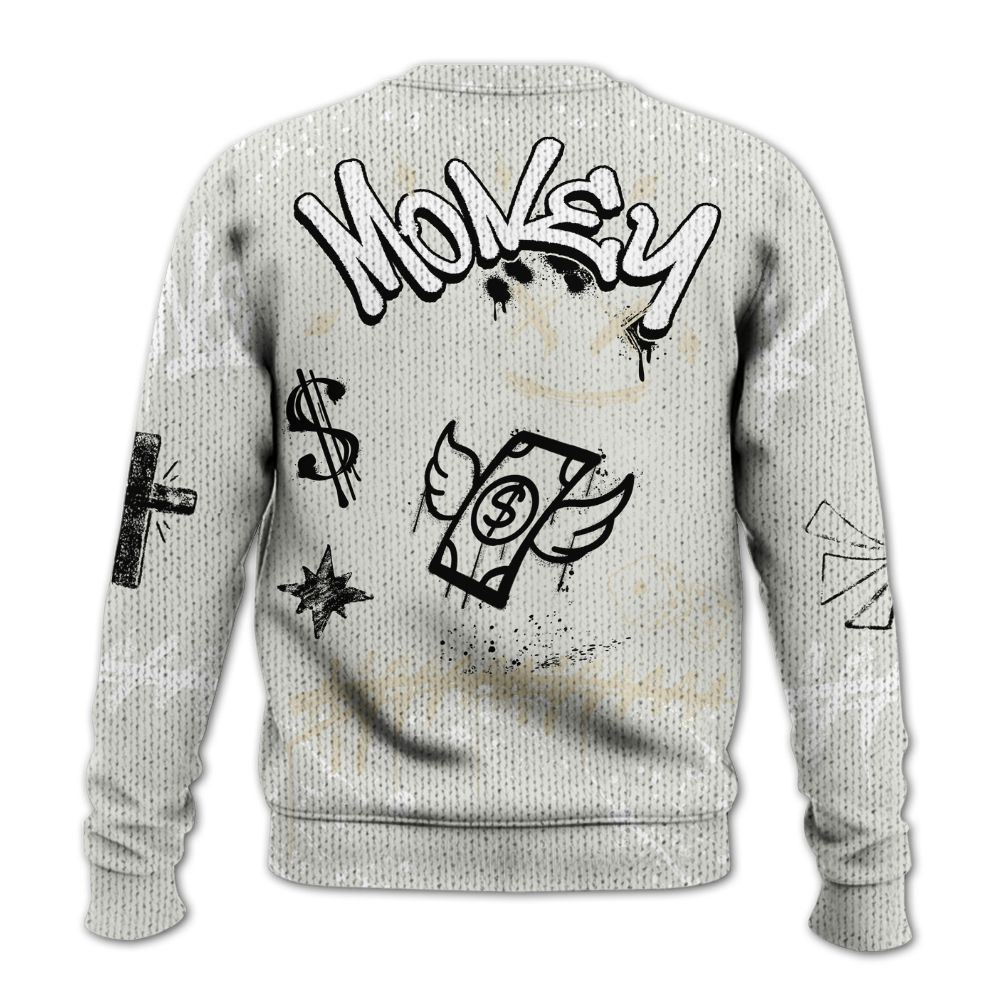 Sweater To Match Grand Finale 11s Shirt, Everybody Paid In Full Crayon Graphic