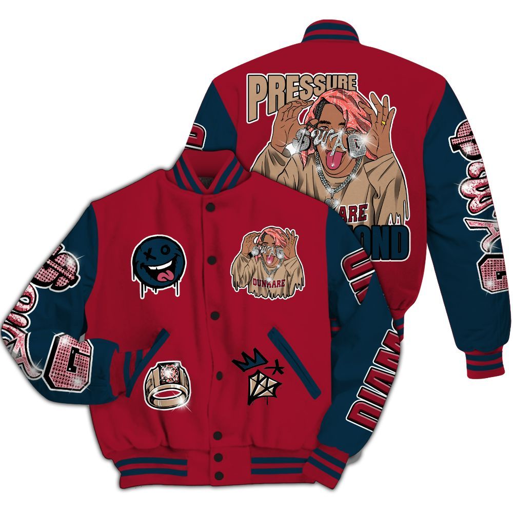 Varsity Jacket To Match Mid Multi Color 2022 1s - Pressures Makes Varsity Jacket To Match All Over Print
