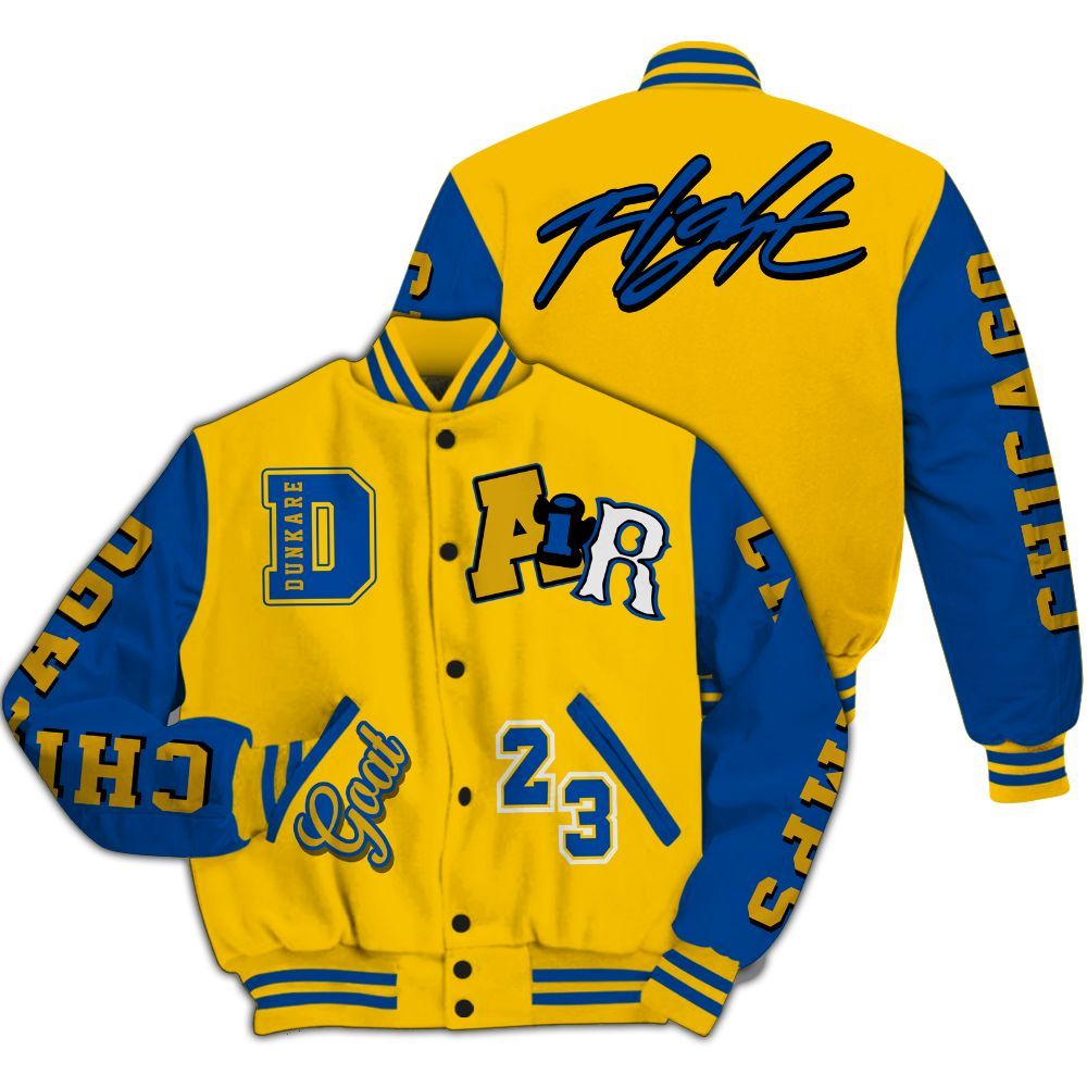 Varsity Jacket To Match High Laney 1s - AIR Number 23 GOAT All Over Print