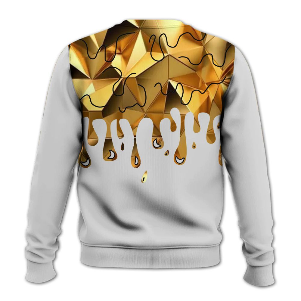 Sweatshirt To Match NET Gold 4s - Snake Trust No One Drip All Over Print