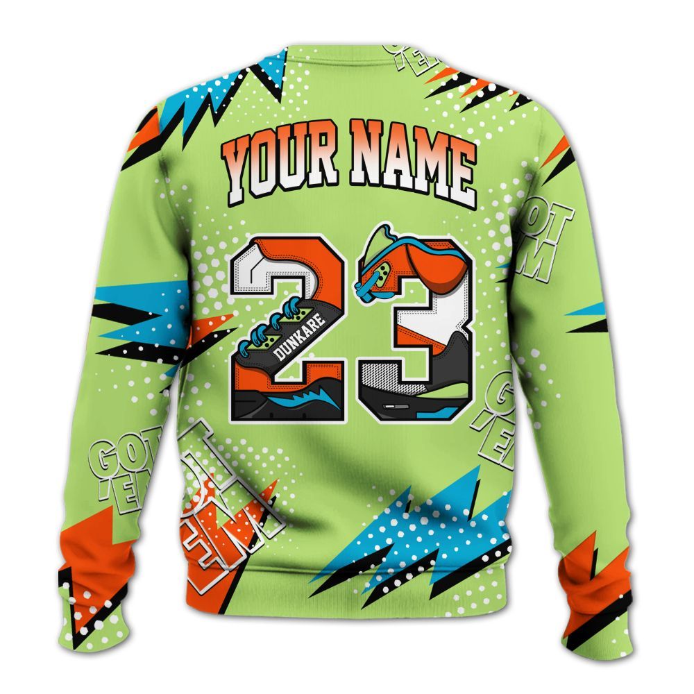 Sweatshirt To Match Kobe 9 Elite What The - Custom Name Number 23 5s All Over Print