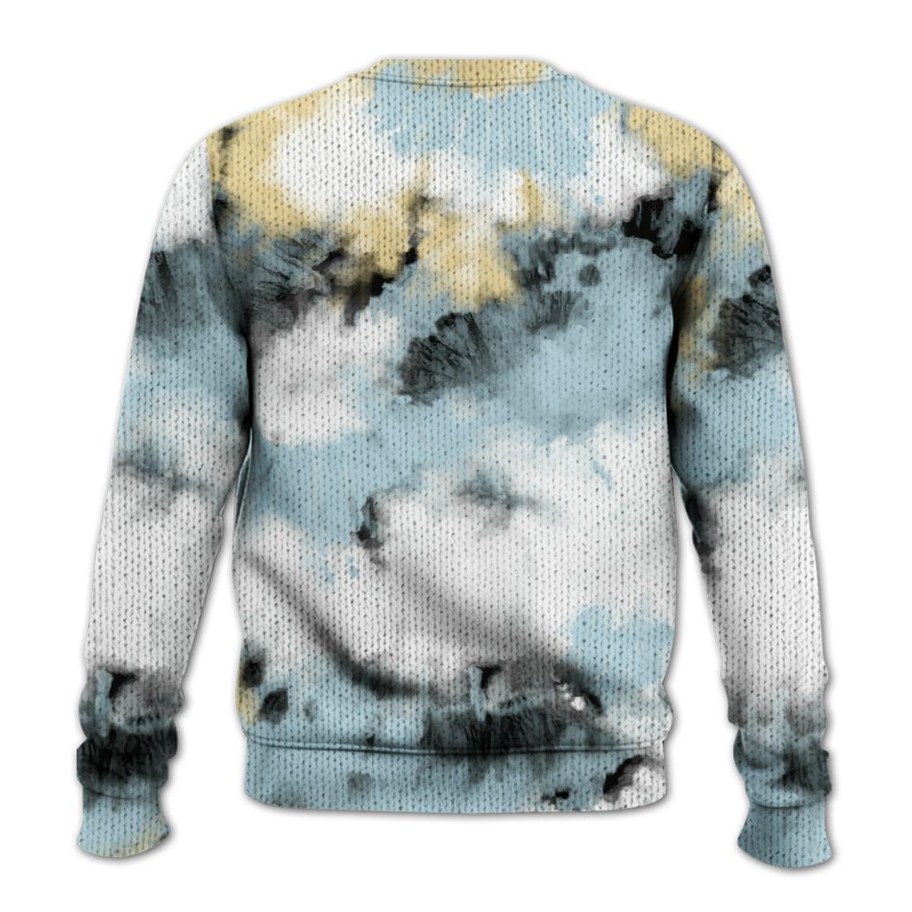 Knitted Sweater To Match Low Year Of The Snake 11s - Tie Dye FK Around Find Out