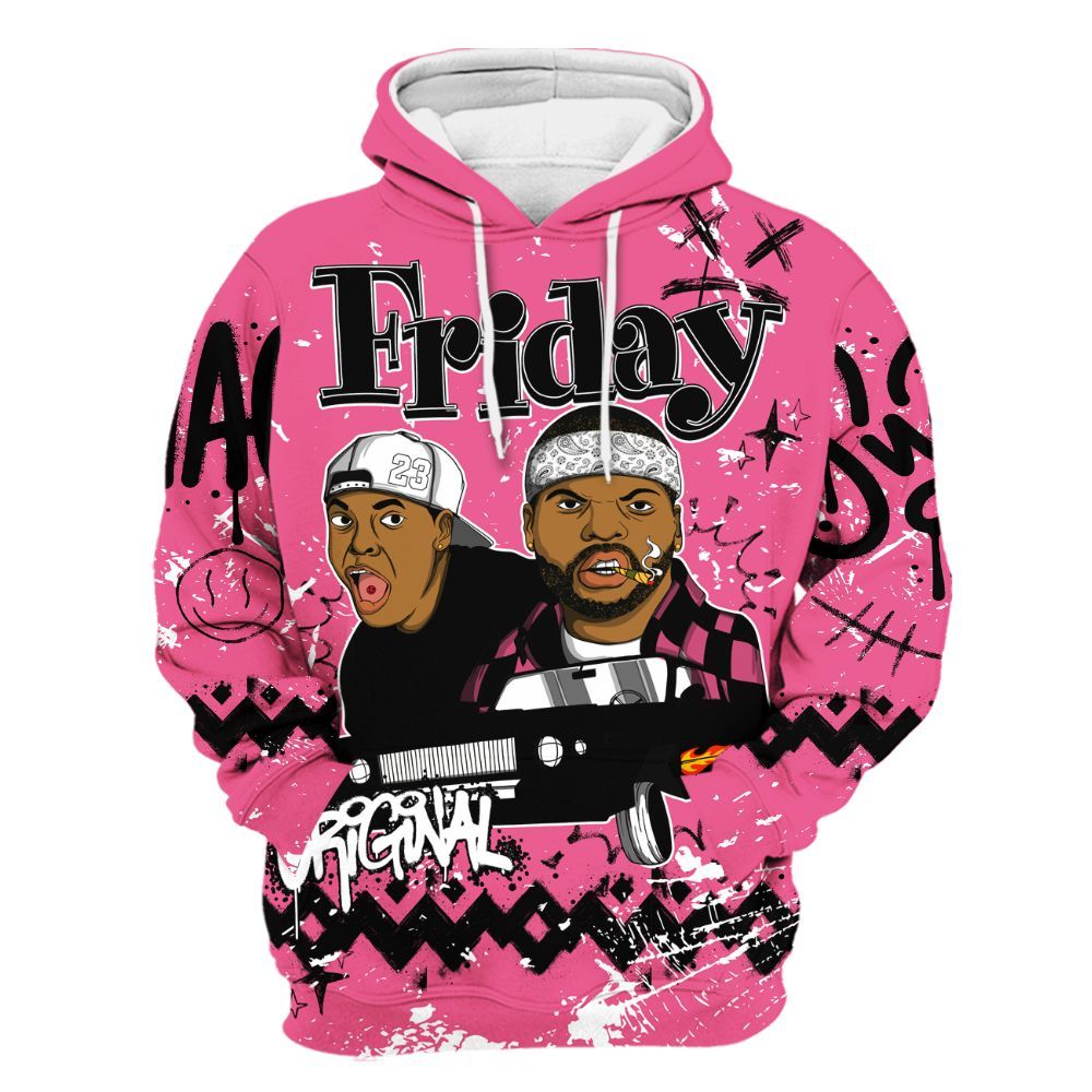 Hoodie To Match Air Max SNDR Hyper Pink - Friday Sneaker Crayon All Over Print