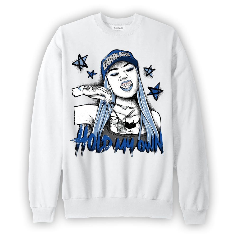 Sweatshirt To match Low Space Royal 11s Sweatshirt - Hold My-O Unique Graphic