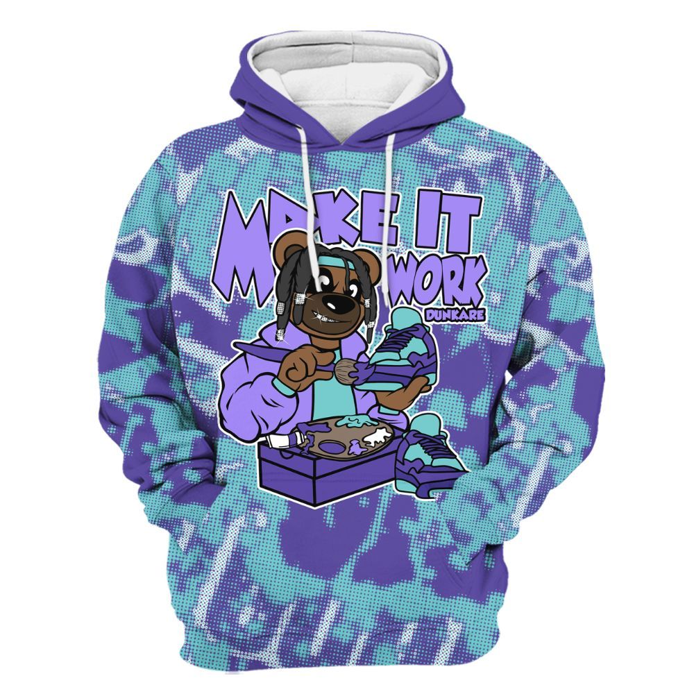 Hoodie To Match Low Hornets 1s - Pull It Off Bear Street All Over Print