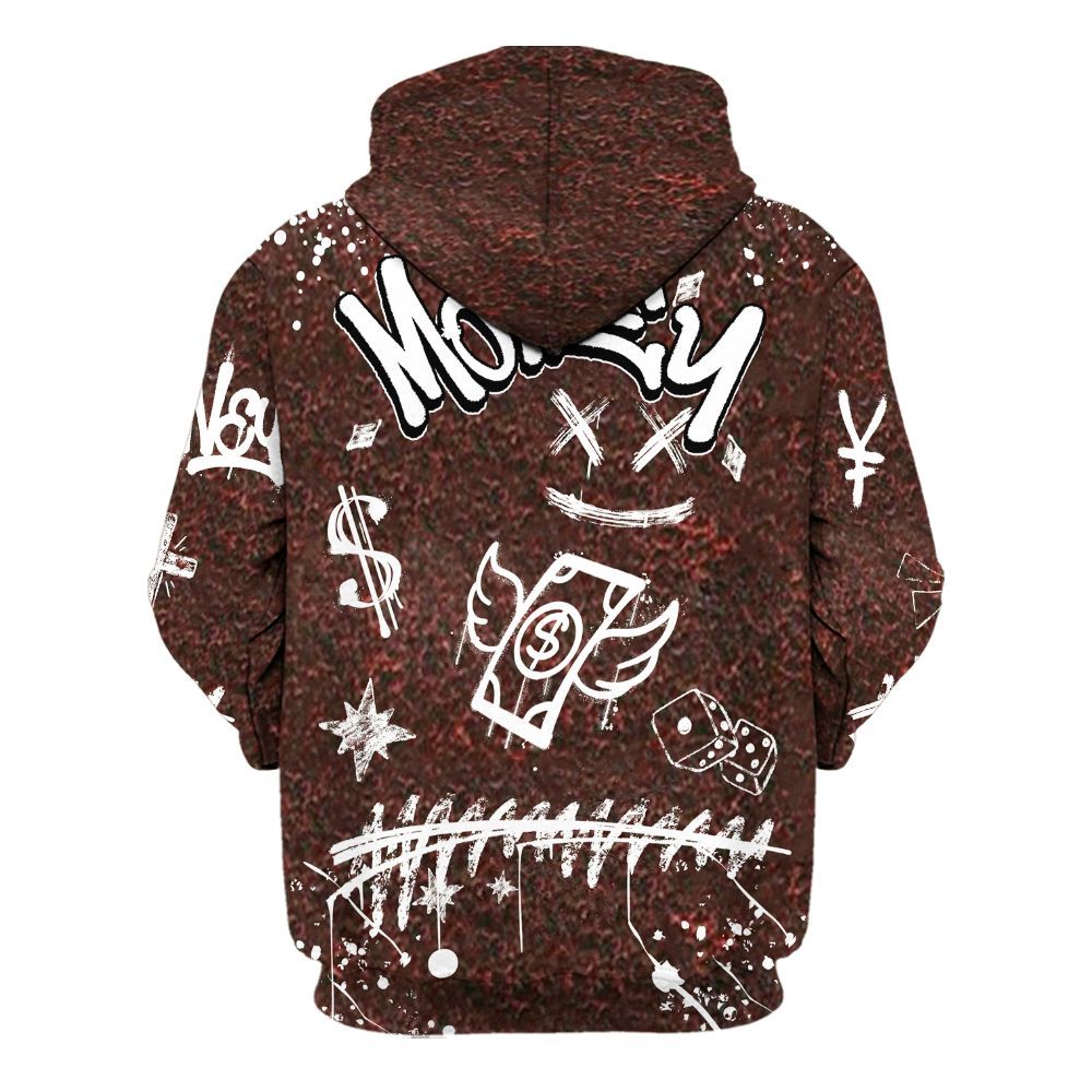 Hoodie To Match Air Force 1 Low Halloween Skull 2024 - Everybody Paid In Full Crayon All Over Print