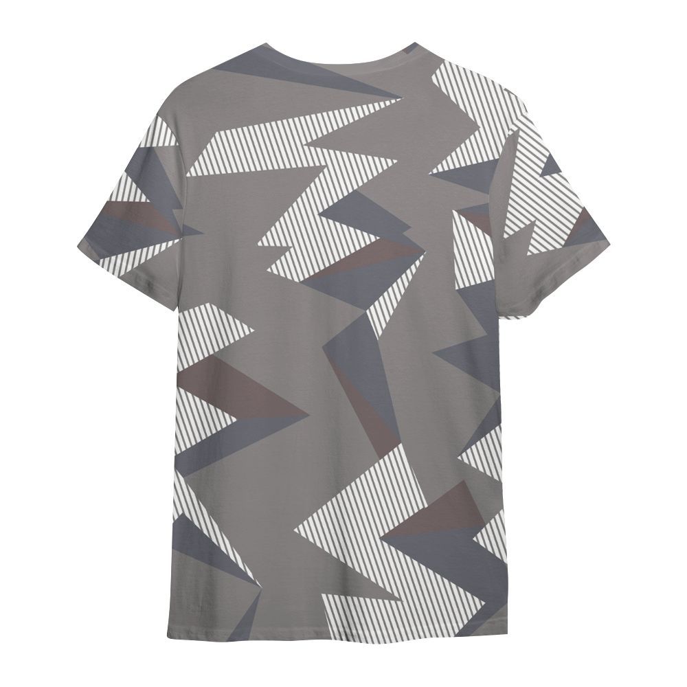 Shirt To Match Cool Grey 11s - Geometric Camouflage Pattern All Over Print