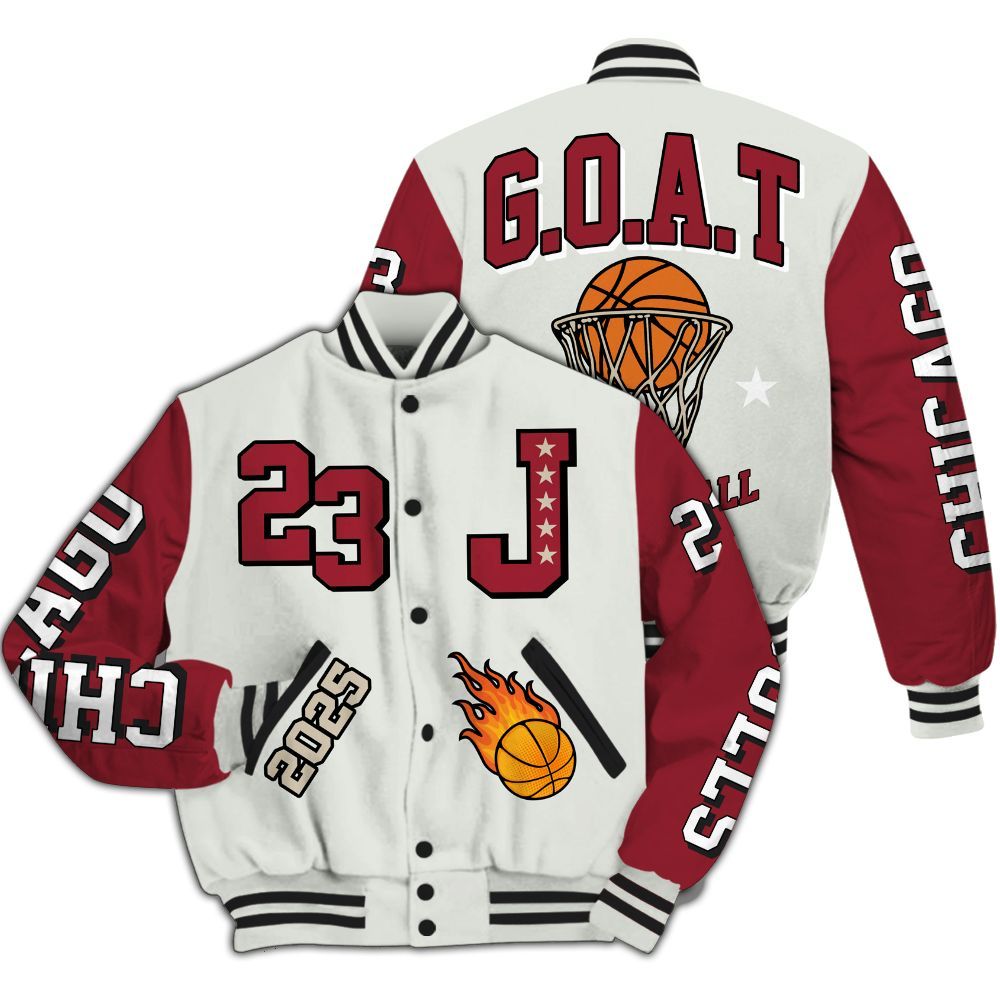 Varsity Jacket To Match Chicago 2025 40s - Chicago 23 Basketball All Over Print