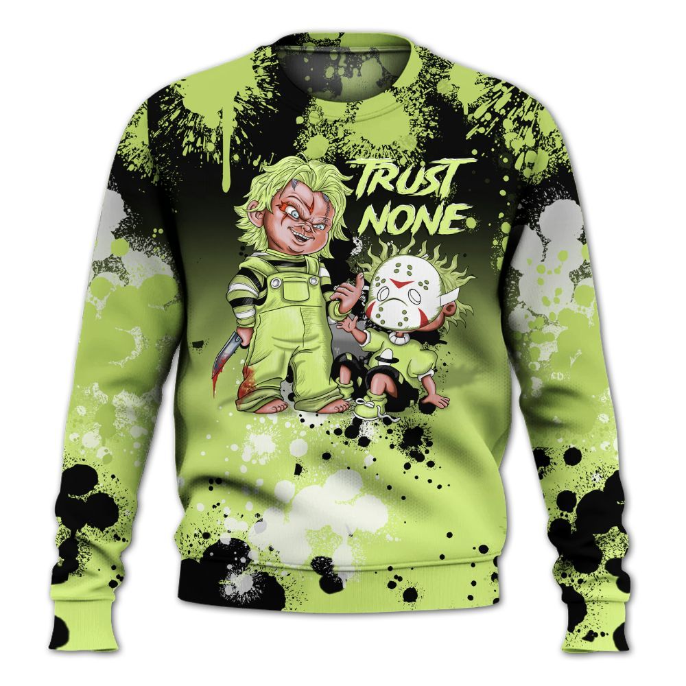 Sweatshirt To Match Air Max SNDR Volt - Trust No One Scary All Over Print