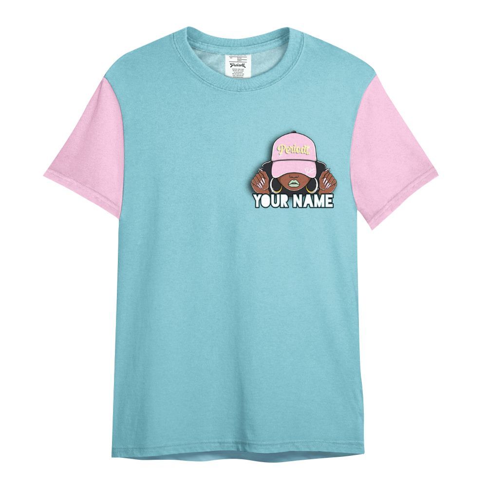 Shirt To Match SB Dunk Low Visty Varsity Jacket, Custom Name Black Girl All Over Print