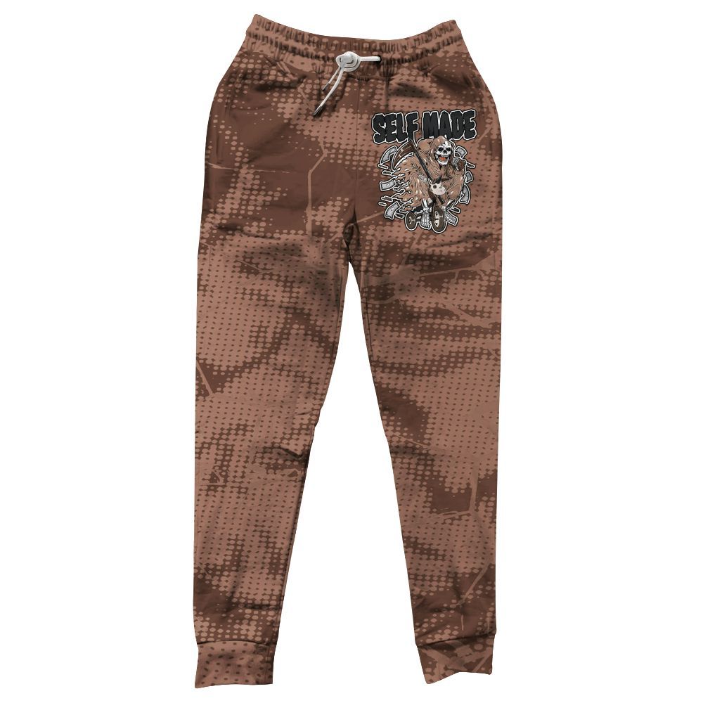 Sweatpant To Match KD 4 Christmas - Self Make Skeleton Crack All Over Print