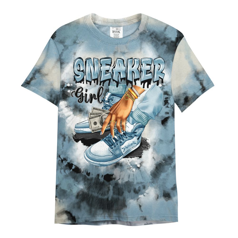 Shirt To Match Retro SoleFly 13s - SNEAKER Girl Money Drip Tie Dye All Over Print