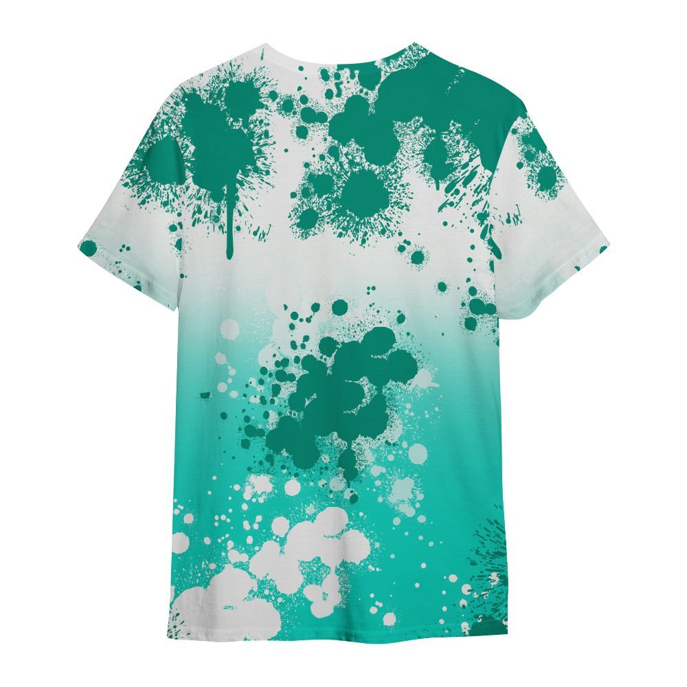 Shirt To Match Dunk Low Clear Jade - God Blessed Ink Drip All Over Print