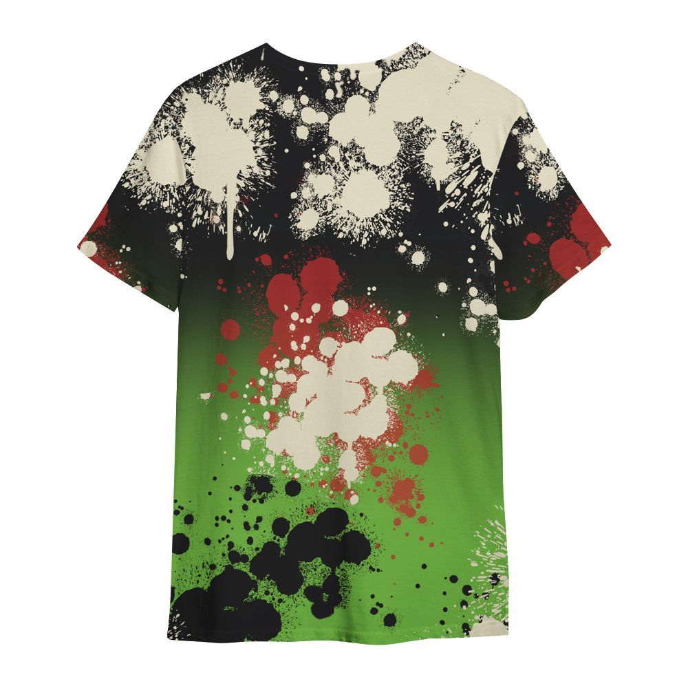 Shirt To Match Air Max Waffle SP Action Green - God Blessed Ink Drip All Over Print
