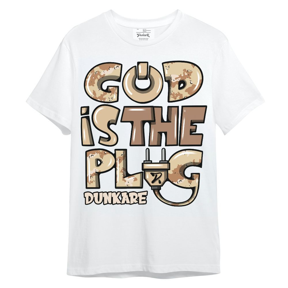 Shirt To Match Desert Camo 3s - God Is The Power Cord Unisex Shirt