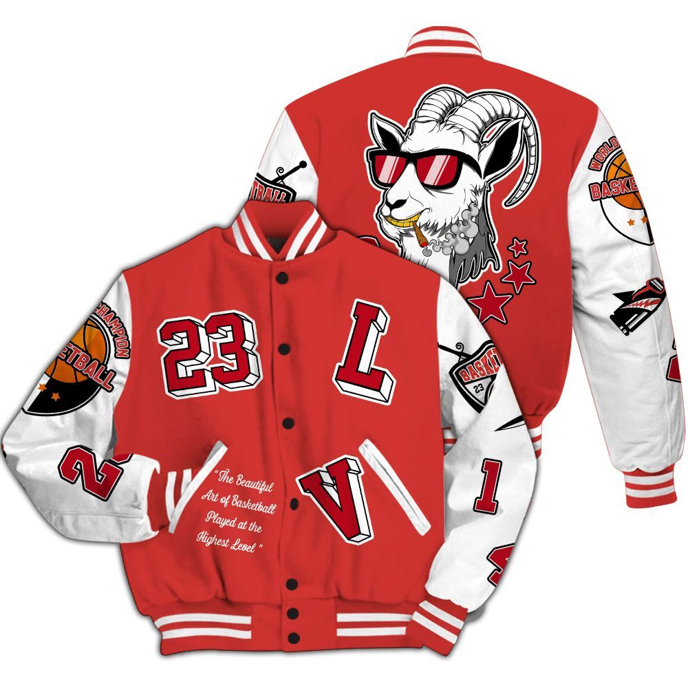 Varsity Jacket To Match Scoot Zeros ODD City - The GOAT Got Em Streetwear All Over Print