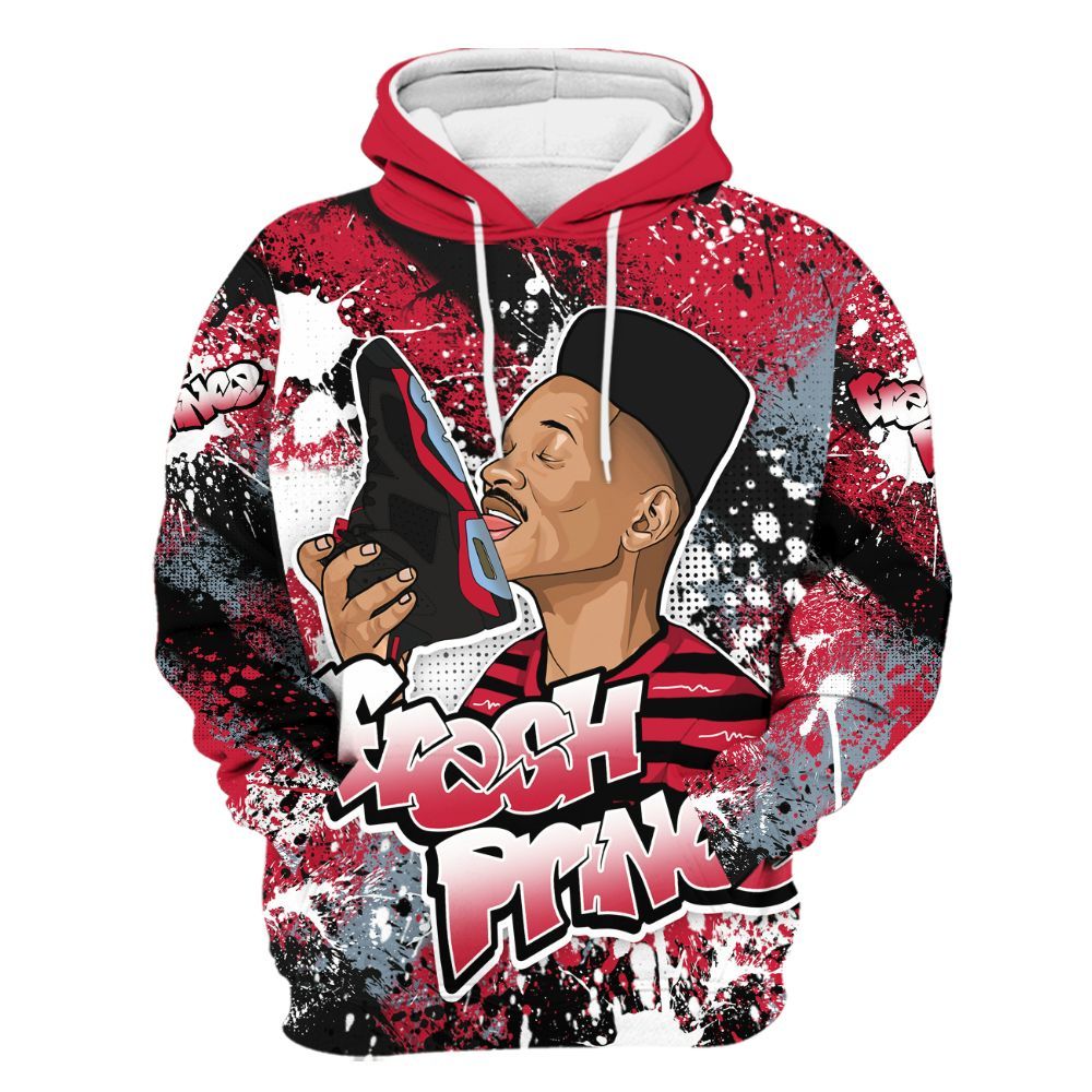 Hoodie To Match Retro Infrared Salesman 6s - Fresh Sneaker Lick All Over Print