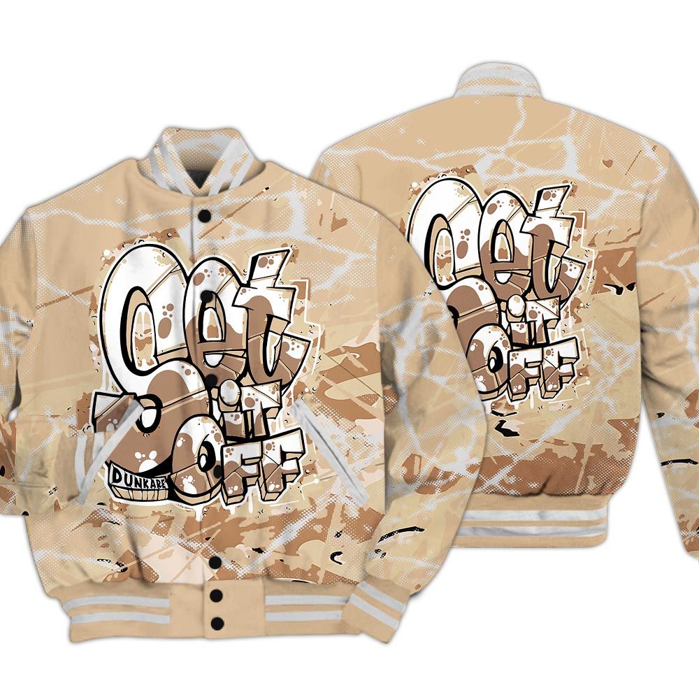 Varsity Jacket To Match Desert Camo 3s - Set It Off Profound Graphic Varsity Jacket Unisex