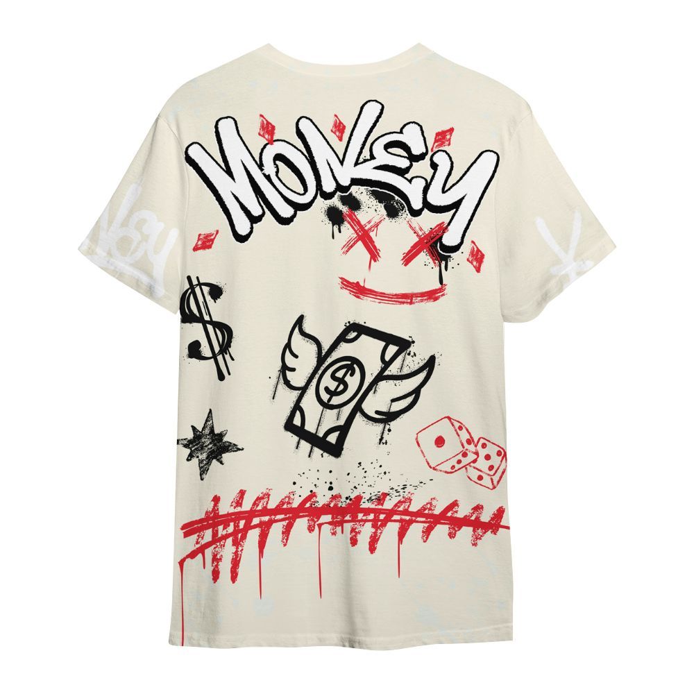 Shirt To Match Low OG Sail 1s - Everybody Paid In Full Crayon All Over Print