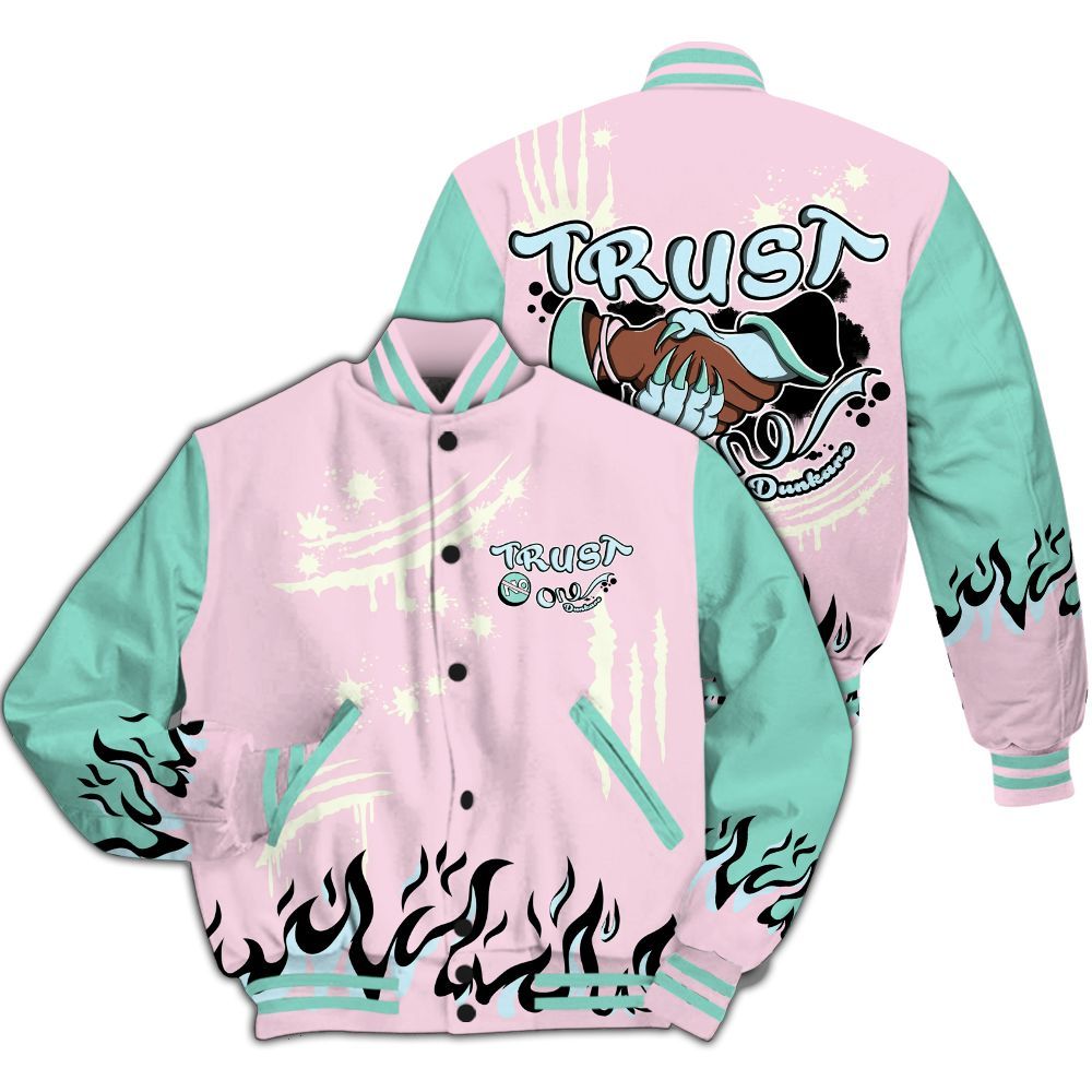 Varsity Jacket To Match Retro Easter 5s - Graphic Trust No One All Over Print