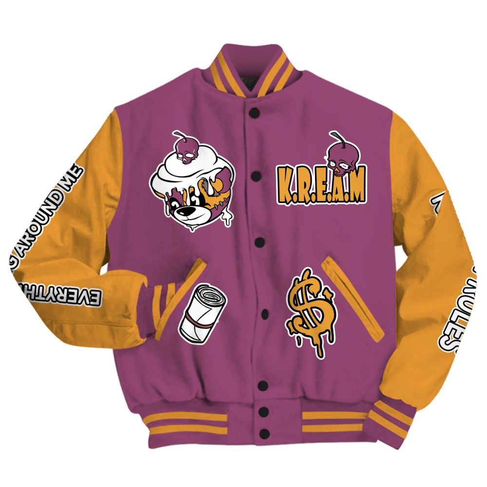 Varsity Jacket To Match High OG Brotherhood 1s - Loot Bear All Over Print