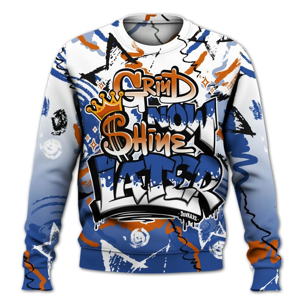 Sweatshirt To Match Palermo GS League - Grind Shine Later Drip All Over Print
