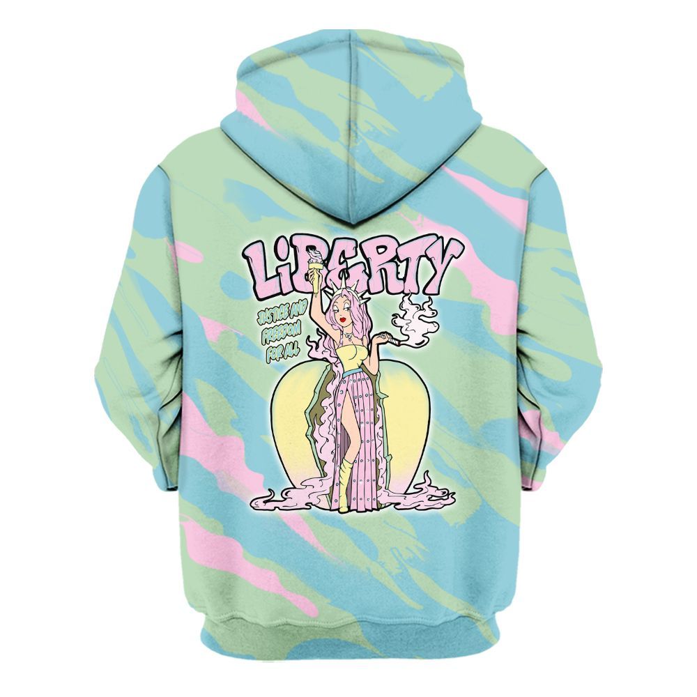 Hoodie To Match SB Dunk Low Visty - Midwest Cartoon Colored All Over Print