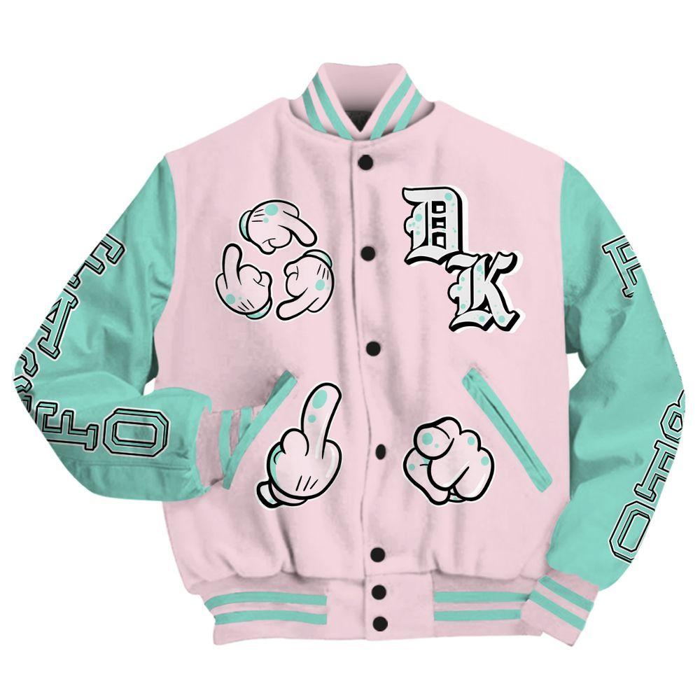 Varsity Jacket To Match Retro Easter 5s - F Around Find Out Graphic All Over Print