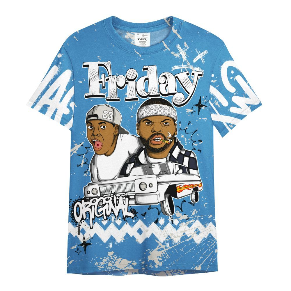 Shirt To Match Low OG Obsidian 1s - Friday Sneaker Crayon All Over Print