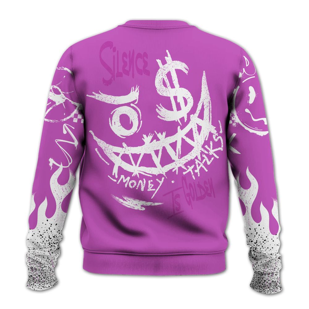 Sweatshirt To Match Hyper Violet 4s - Mouth Burning Street Style All Over Print