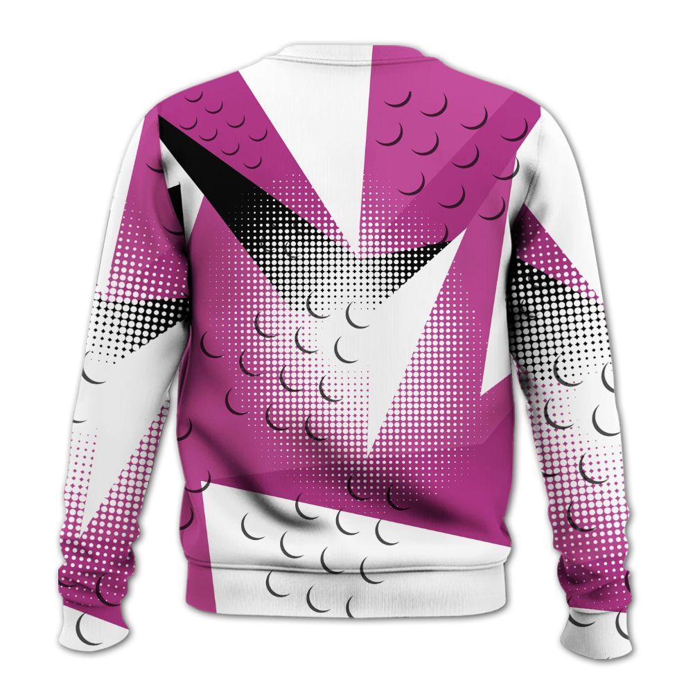 Sweatshirt To Match Dunk Low Active Fuchsia - Poly Custom Name Number 23 5s All Over Print