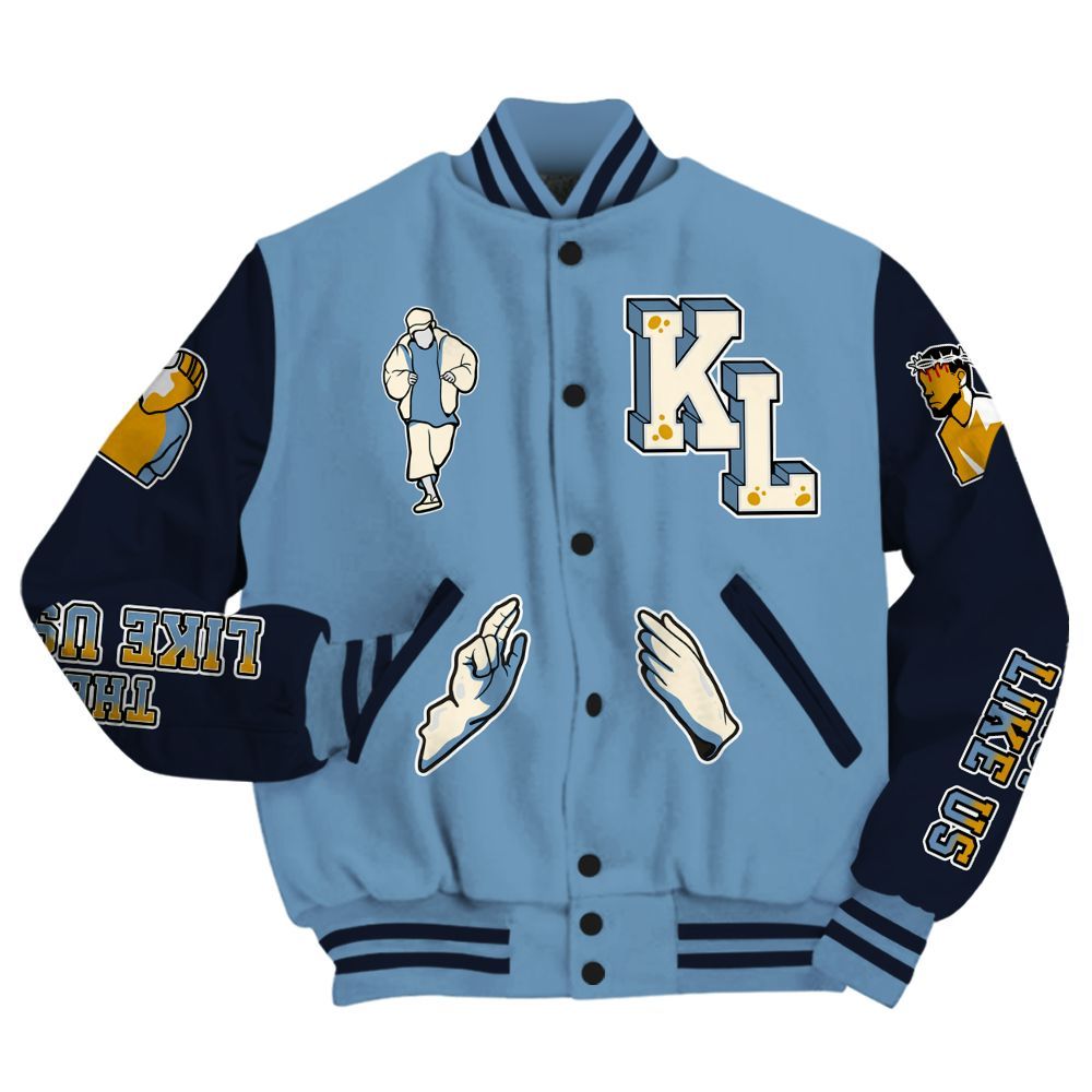 Varsity Jacket To Match High OG First In Flight 1s - Dislike Us Graphic All Over Print