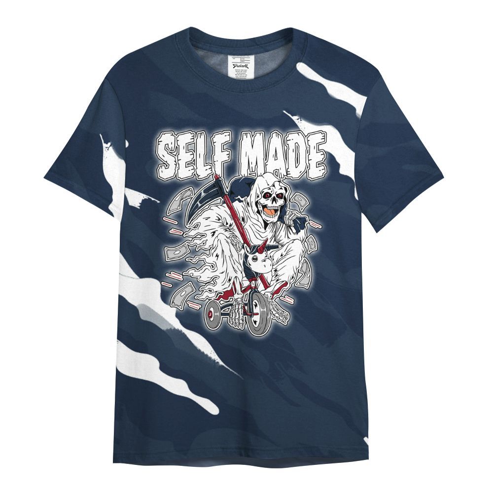 Shirt To Match Retro Olympic 6s - Self Make Skeleton Colored All Over Print