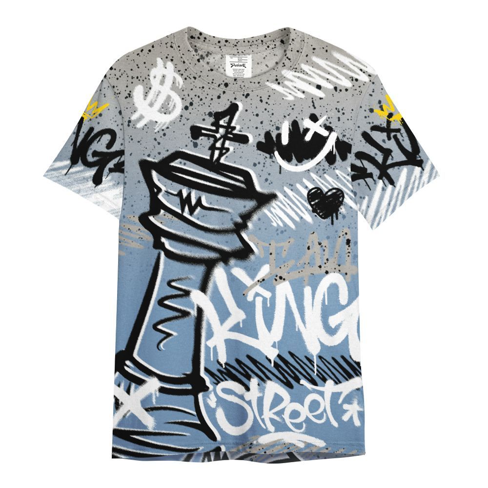 Shirt To Match University Blue 4s - Street King Chess Streetwear All Over Print