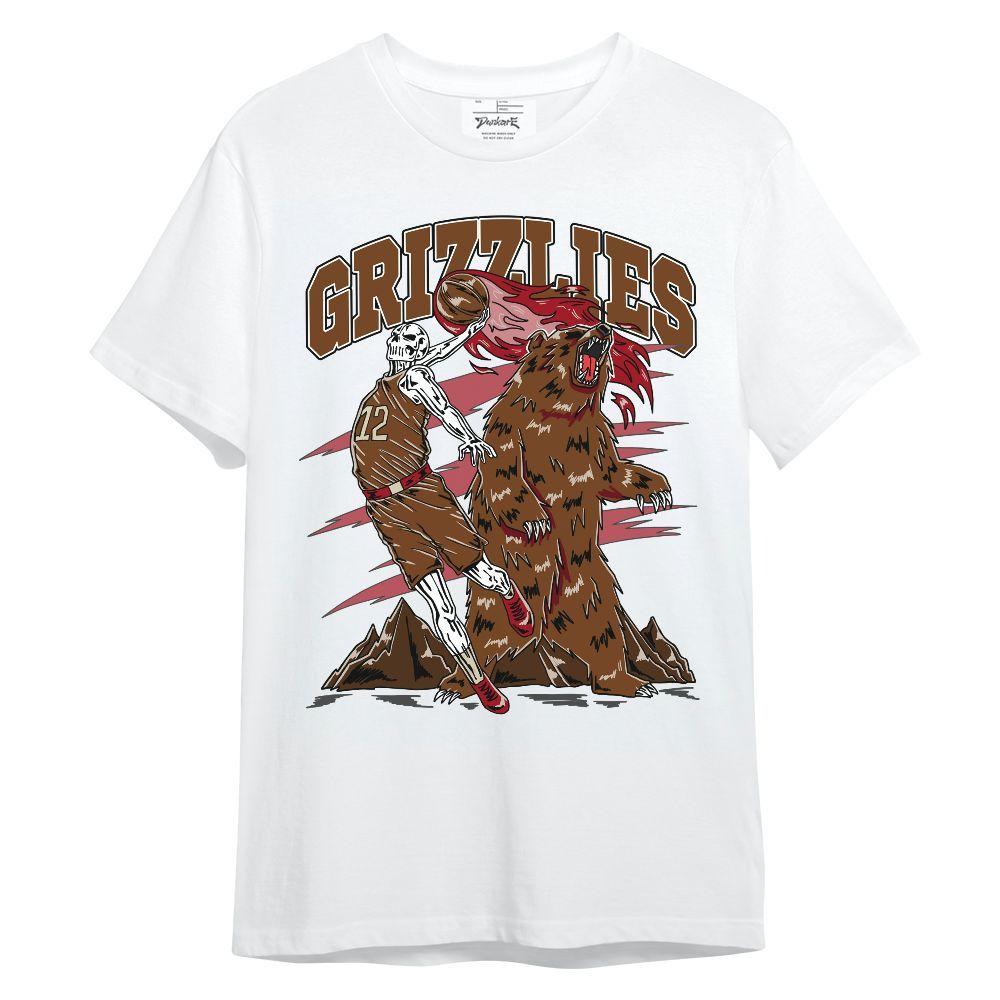 Shirt To Match Archaeo Brown 5s - Grizzly Bear Skeleton Unisex Shirt