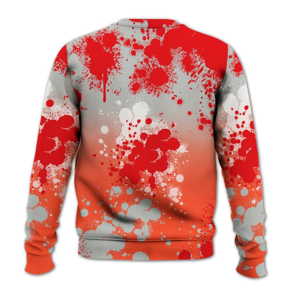 Sweatshirt To Match Air Max 1 86 Cosmic Clay - God Blessed Ink Drip All Over Print