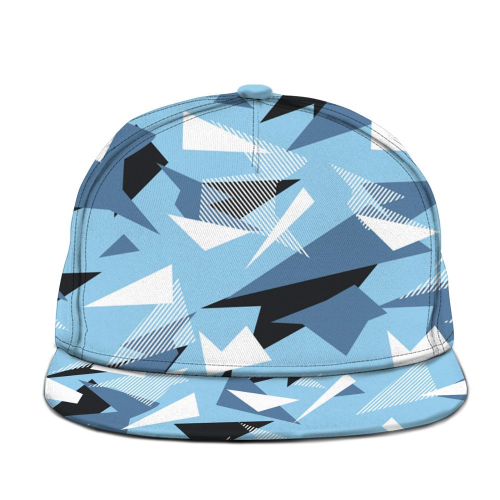 Snapback To Match Legend Blue 11s - Geometric Abstract Graphic