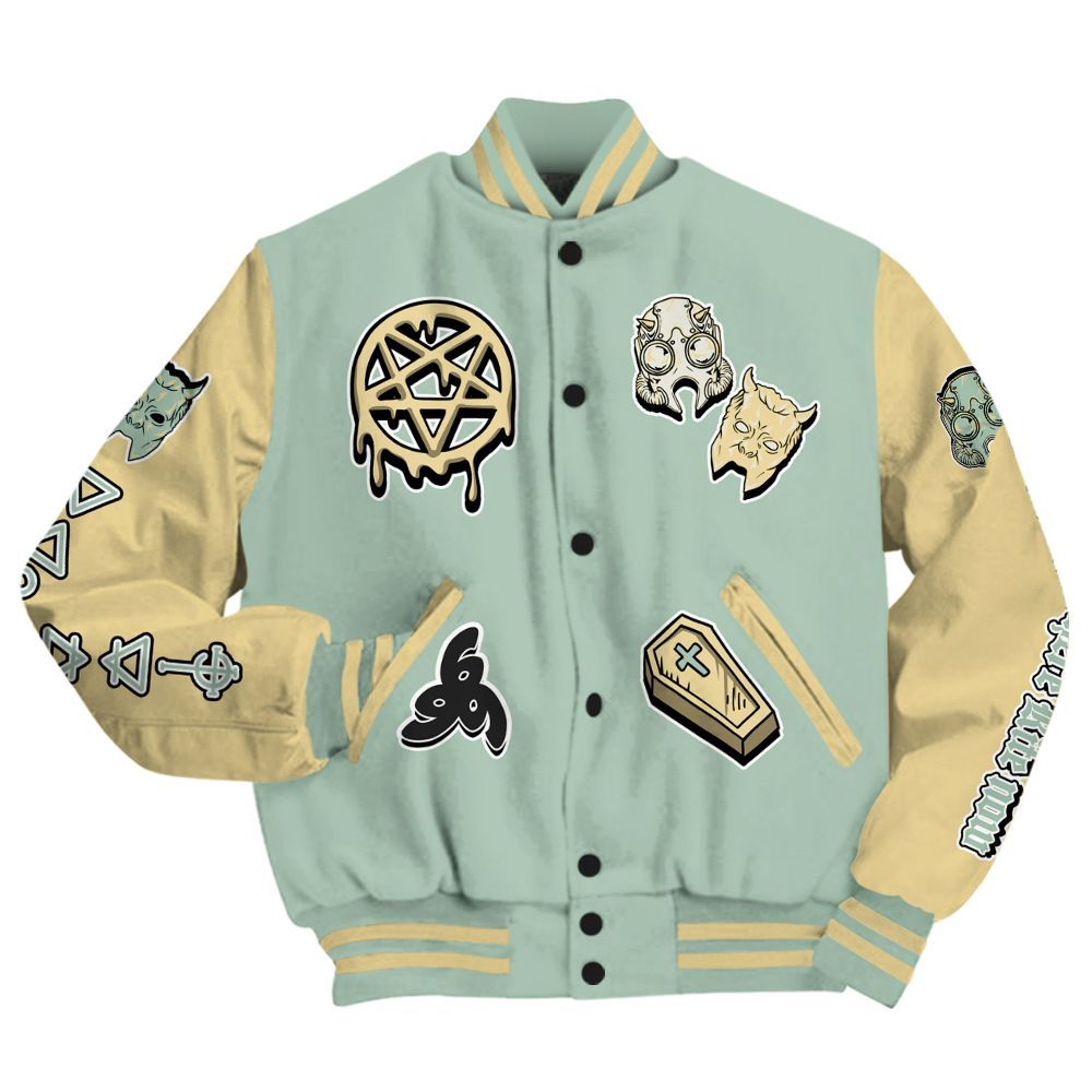 Varsity Jacket To Match Joins Year Of The Snake 5s - Apocalypse Skeleton All Over Print