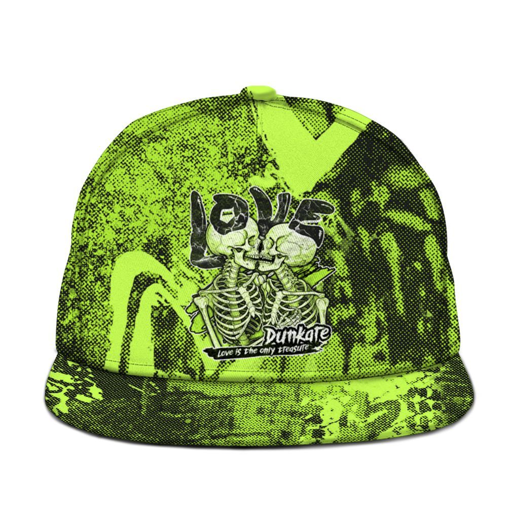 Snapback To Match Air Force 1 Low Dance Volt - Skull Love Graphic