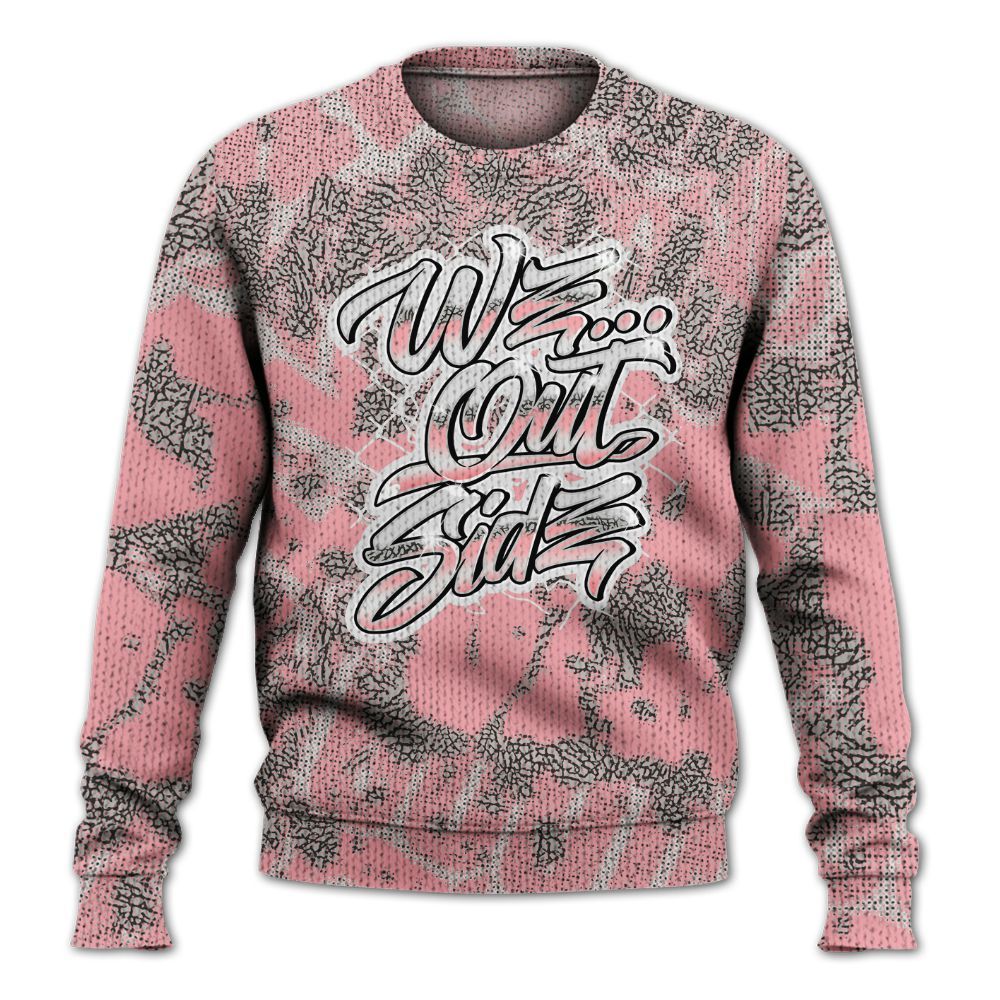 Knitted Sweater To Match Retro Wings 3s - We OutSider Graphic Street