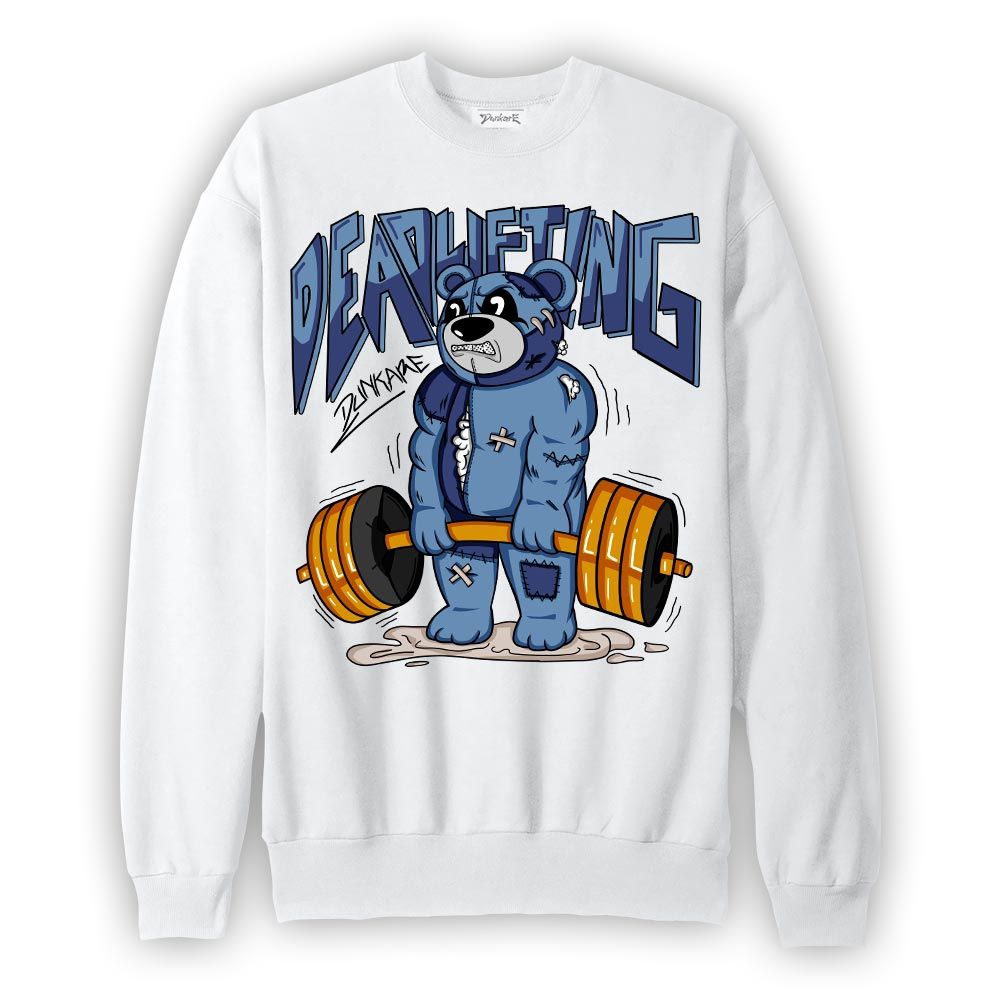Sweatshirt To match High OG First In Flight 1s Sweatshirt - Deadlifting Bear Graphic