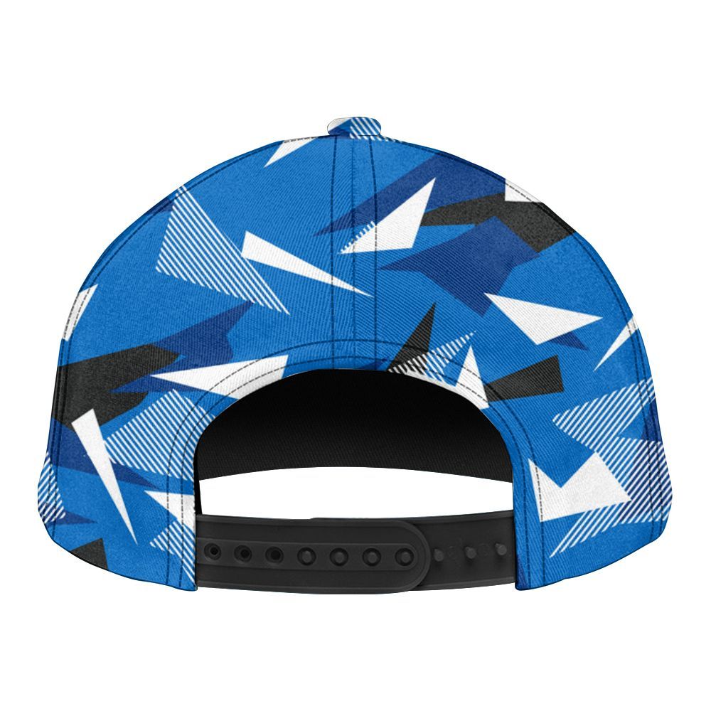 Snapback To Match Blueberry 12s - Geometric Abstract Graphic