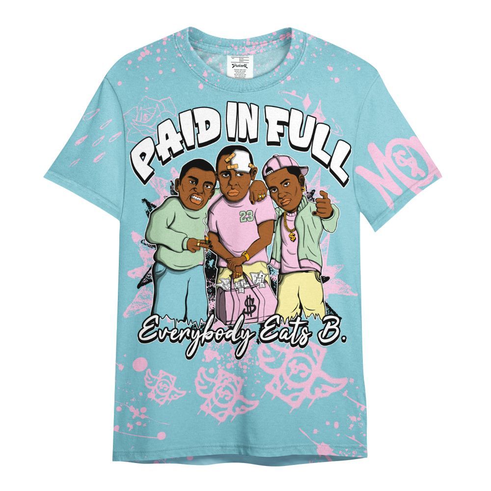 Shirt To Match SB Dunk Low Visty - Everybody Paid In Full Crayon All Over Print