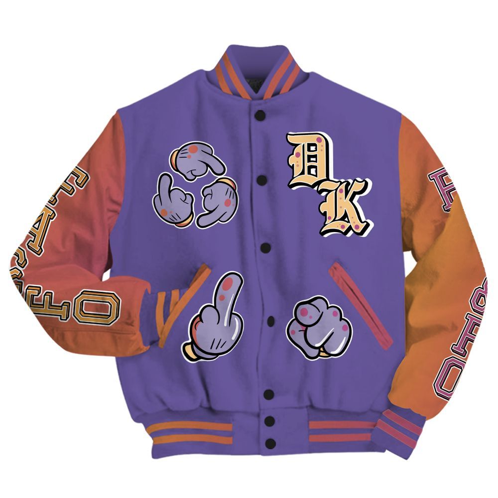 Varsity Jacket To Match Book Sunset 1s - F Around Find Out Graphic All Over Print