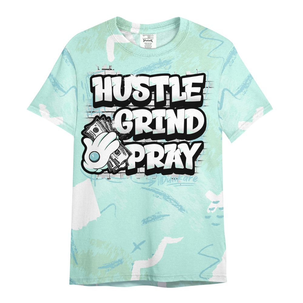 Shirt To Match Retro Low Igloo 11s - Hustle Grind Pray All Over Print