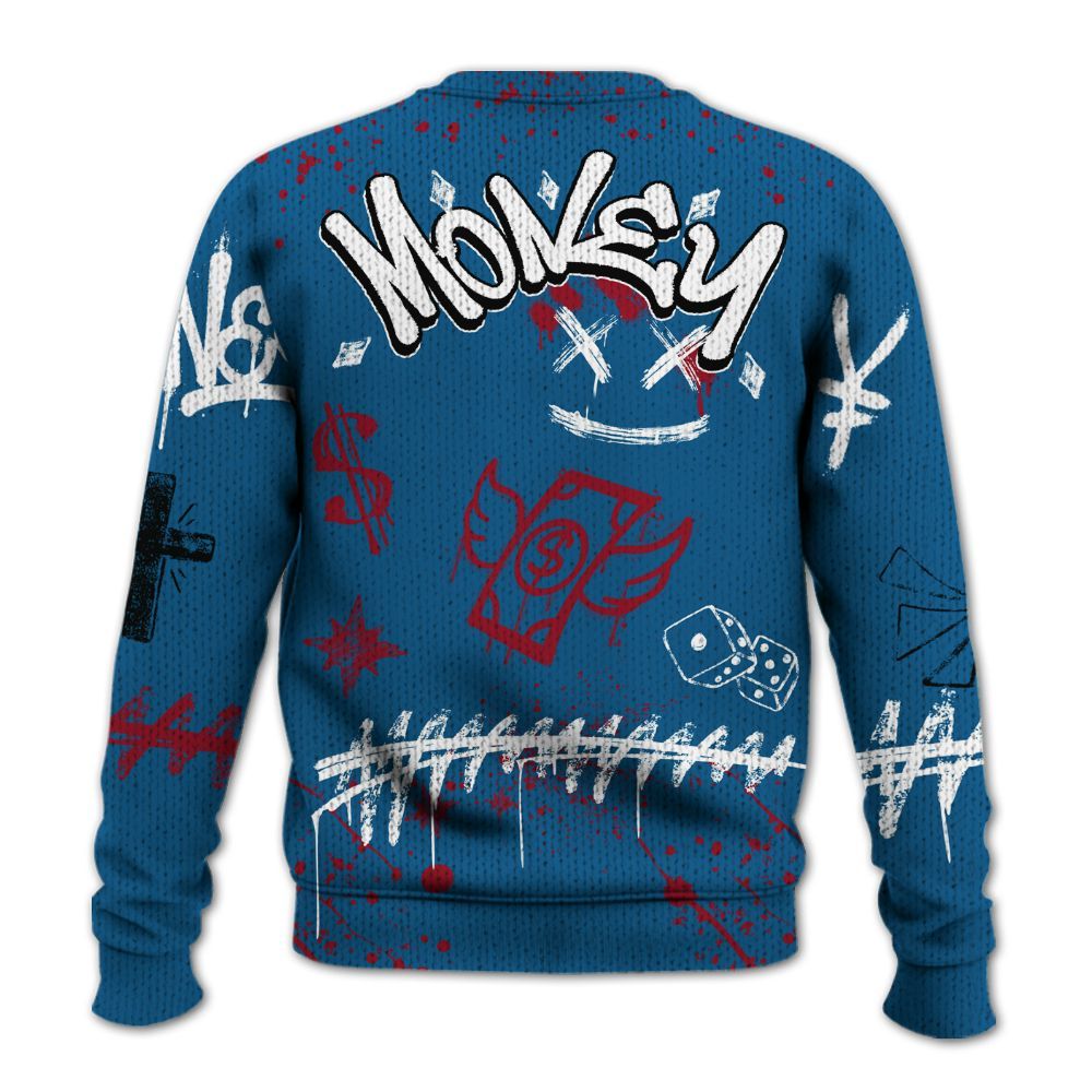 Sweater To Match Mid Team USA 1s - Everybody Paid In Full Crayon Graphic