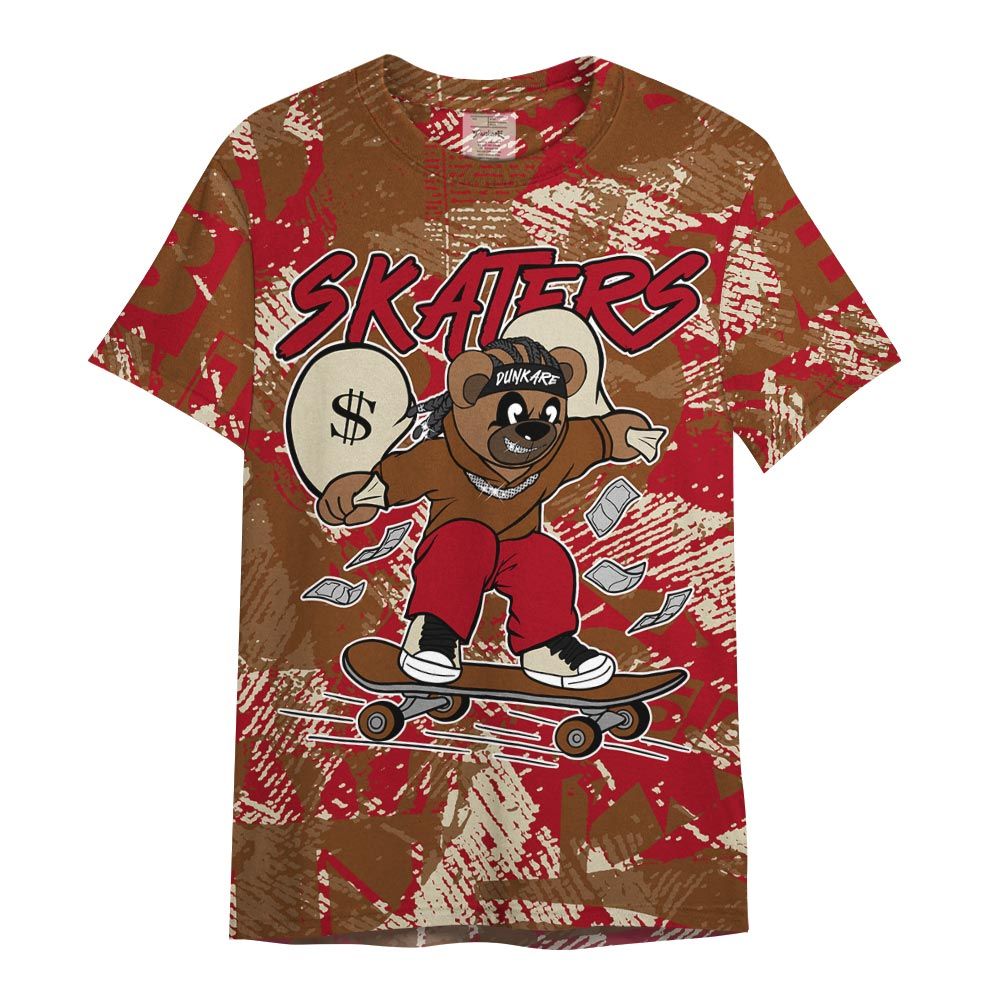 Shirt To Match Archaeo Brown 5s - Skaters Bear Abstract Graffiti Shirt Unisex