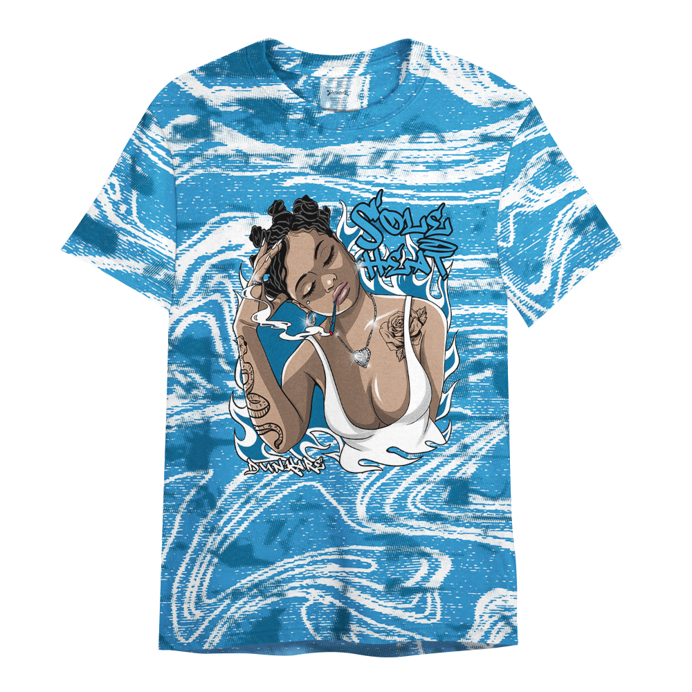 Shirt To Match Powder Blue 9s - Sole Heat Unique Blurry Graphic Shirt Unisex