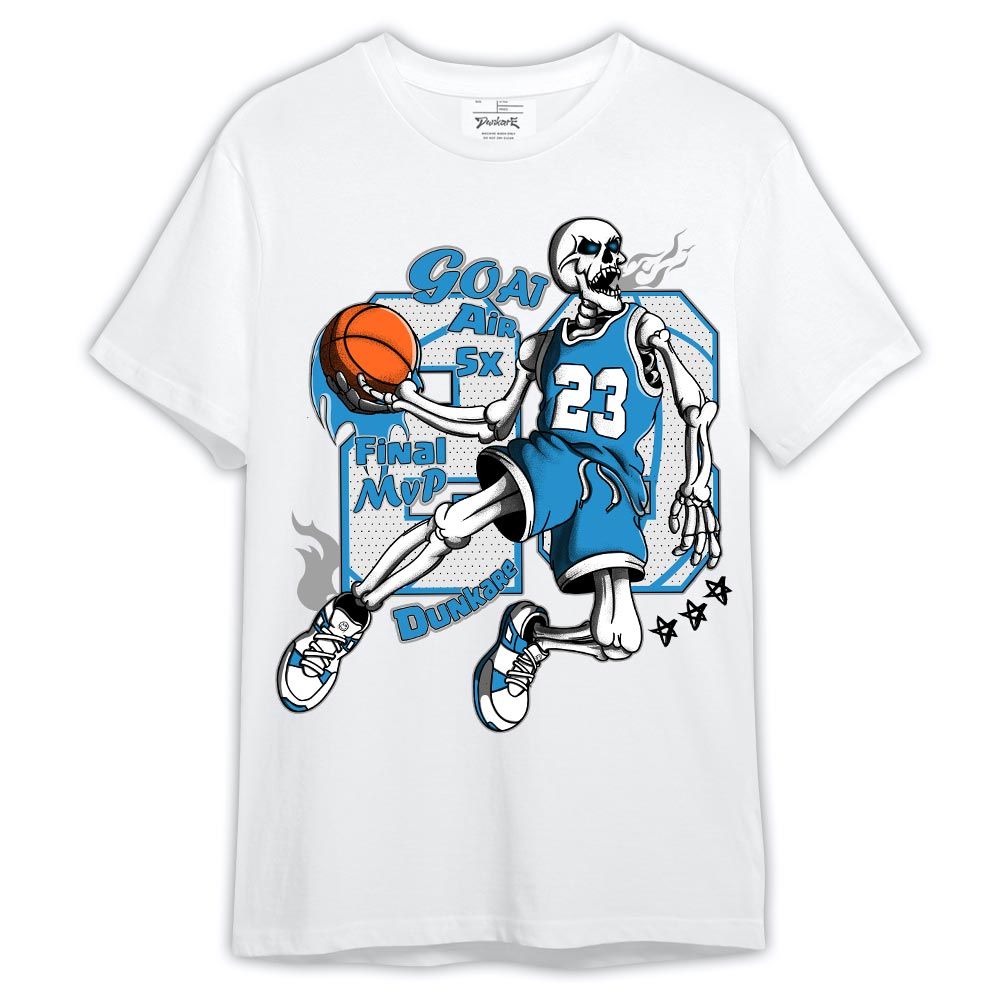 Shirt To Match Powder Blue 9s - 23 G.O.A.T Basketball Shirt Outfit