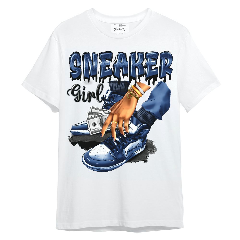 Shirt To Match Midnight Navy 4s - SNEAKER Girl Money Drip Unisex Shirt